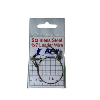Поводок AFW Stainless ОРИГІНАЛ 1*7 25см 14кг (2шт/пачка),2700000047095