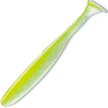 Силікон Daiwa Tournament D`Fin 75 mm 10 pc Lime/White (1102-16502-208)