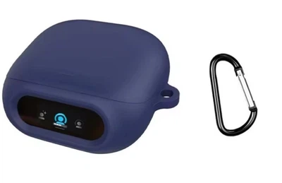 Чохол для Anker SoundCore Liberty 5 Pro | Silicone Candy Friendly з карабіном (dark blue)