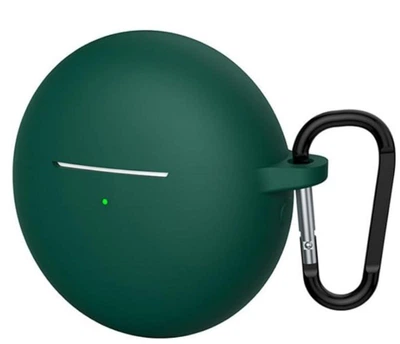 Чехол-накладка DK для Huawei FreeBuds 7i | Silicone Candy Friendly с карабином (green)