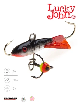 Балансир Lucky John CLASSIC 30 мм морозостійкий пластик 12HRT