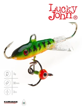Балансир Lucky John CLASSIC 30 мм морозостойкий пластик для ловли окуня судака щуки