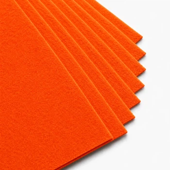 Фетр 1 мм А4 20х30см помаранчевий 10 листів (Ф-10/14)