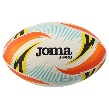 Мяч для регби Joma J-PRO 401735-208 размер 5 белый-оранжевый