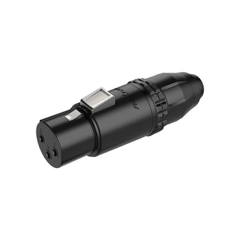 Разъем Roxtone RX-3FWP-BG XLR female (мама) водозащитный