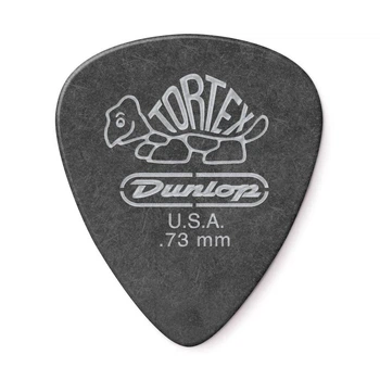 Медиатор Dunlop 488-P.73 Tortex Pitch Black Standard .73 mm (12 шт.)