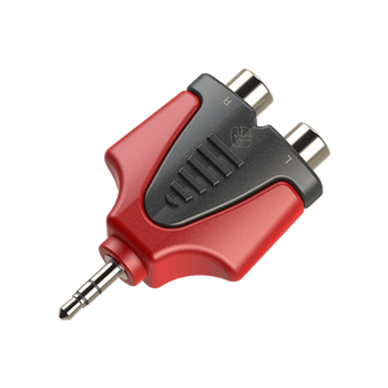 Переходник Roxtone RP-AN-350 3.5mm jack stereo male (папа) - 2xRCA female (мама)
