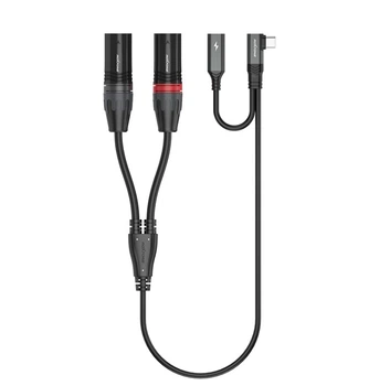 Кабельный USB-аудиоинтерфейс Roxtone RA3BTC2XM, USB‑C - 2×XLR3M, с балансными выходами