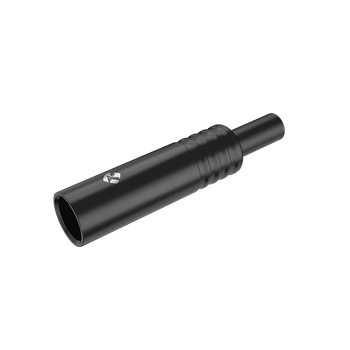 Разъем мини XLR Roxtone RM-X3M-B male (папа)