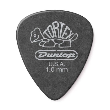 Медіатор Dunlop 488-P1.0 Tortex Pitch Black Standard 1.0mm (12 шт.)
