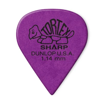 Медиатор Dunlop 412-P1.14 Tortex Sharp 1.14 mm (12 шт.)