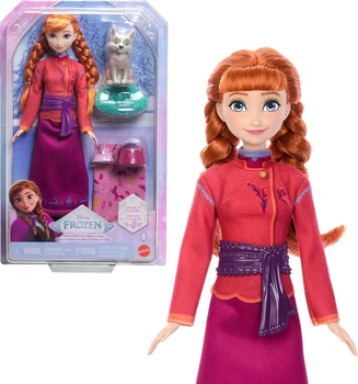 Лялька Анна і вовченя Mattel Disney Frozen Anna Fashion Doll Wolf Cub Figure JFG17