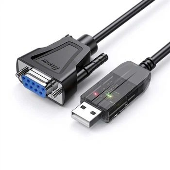 Кабель послідовний DIT USB - RS232 IOT5084B з роз'ємом DB9, чіп FTDI, 40 м