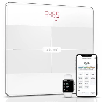 Смарт-весы arboleaf CS20H White с Bluetooth и анализом 13 показателей тела