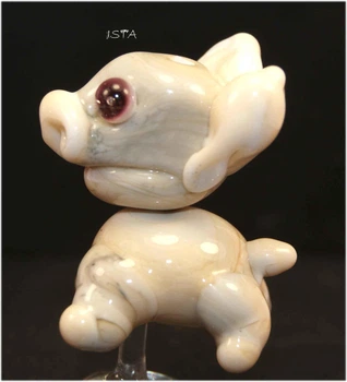 Набор стеклянных бусин 20*20мм 23мм отв:2мм №3893 ISTA Lampwork