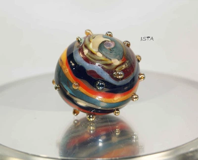Стеклянная бусина №9029 25*24мм отв 2мм ISTA Lampwork