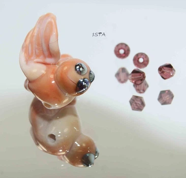 Стеклянная бусина 24 мм отв: 2 мм №5630 ISTA Lampwork