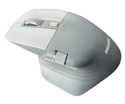 Бездротова миша Philips MX Prime 4 Bluetooth, 2.4 ГГц, 4000 DPI, USB-A/USB-C, акумулятор, Gray