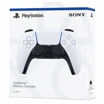 Игровой контроллер геймпад джойстик Sony Dualsense White беспроводной для PS5/PC/TV/Android
