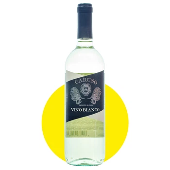Вино Томбакко Карузо Бьянко/Tombacco Caruso Bianco белое полусухое, 0,75 л, 11%