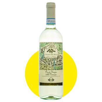 Вино Виньети дел Соле Пино Гриджио/Vigneti del Sole Pinot Grigio белое сухое, 0,75 л, 12%