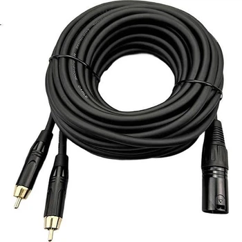 Кабель аудио Yeren YR-YP90 микрофонный балансный, 2 x RCA, 3 м