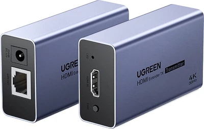 Удлинитель сигнала UGREEN 55008 HDMI по витой паре RJ45 к 100 м
