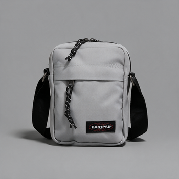 Чоловіча сумка Eastpak через плече, компактний месенджер Істпак, сіра барсетка крос-боді ART029