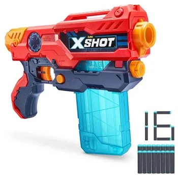 Бластер X-Shot Excel Hurricane Red, детское оружие, скорострельный бластер