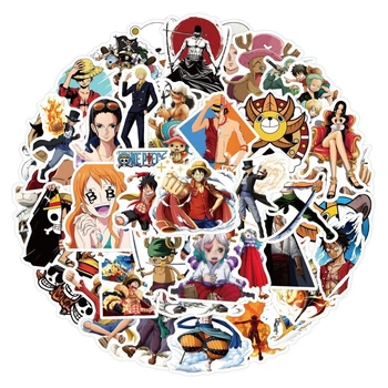 Набір вінілових наклейок "Ван-Піс" One Piece (2 уп х 50 шт)