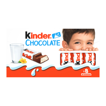 Шоколад Молочный Kinder Chocolate 8 Pieces 100g
