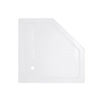 Lidz Душевой поддон DOZORCA SC90x90.LOW, низкий, пятиугольный, акриловый + ножки, диаметр слива 50 мм
