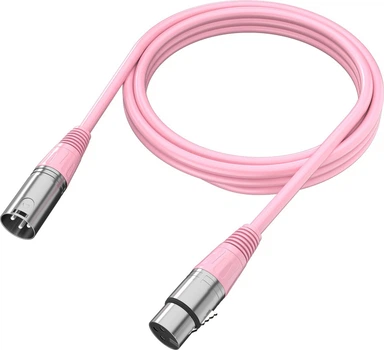Микрофонный кабель Fifine L9CP XLR Male to Femal 1.8 м Pink
