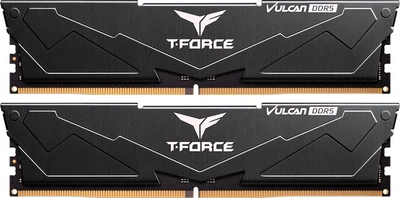 Оперативна памʼять Team Group T-Force Vulcan DDR5-6000 32768MB PC5-48000 (Kit of 2x16384MB) Black (FLBD532G6000HC30DC01)