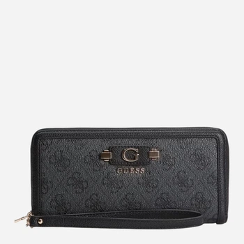 Кошелек женский из искусственной кожи для карточек Guess 779897697 Черный/Серый (1161855699)