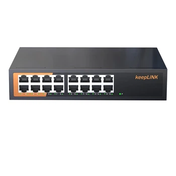Коммутатор KeepLINK KP-9000 16-портовый гигабитный