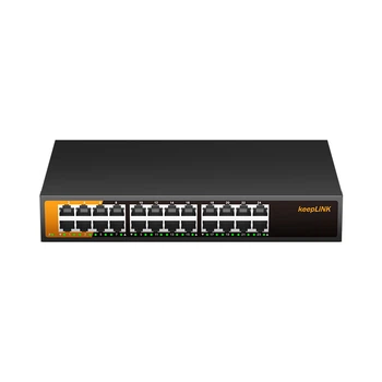 Коммутатор KeepLINK KP-9000 24 порта Full Gigabit, корпоративный