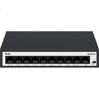 Коммутатор IKuai IK-S3110 8 портов PoE, 10 гигабитных портов