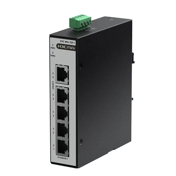 Коммутатор H3C S5F-I промышленный 5-портовый на DIN-рейку, IP41
