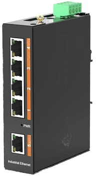 Промышленный коммутатор NetLINK HTB-6000, 5 портов, 100 Мбит/с, DIN-рейка