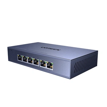 Коммутатор UGREEN PoE 4 порта + 6 Gigabit, для видеонаблюдения, 35371