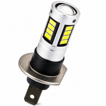 LED автолампа H1 Mini 24W 1300Lm 6000K 12V з лінзою 30 SMD 4014