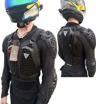 Моточерепаха Motowolf – захист спини та корпусу чорна Л