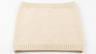 Снуд вязаный для мальчика H&M 1103739-002 23 x 15 см молочный