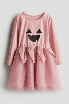 Платье с фатиновой юбкой для девочки H&M 1231479-003 122-128 см (6-8 years) Розовый