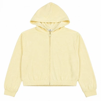 Толстовка двунитка для девочки H&M 1074404-5 134-140 см (8-10 years) Желтый