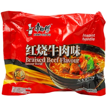 Локшина швидкого приготування Braised Beef KANG SHI FU 106 г