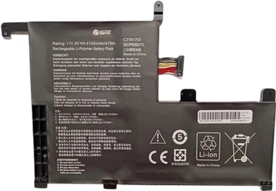 Bateria ExtraDigital Advanced do ASUS Zenbook Flip UX561 (C31N1703) 11.4V 4150mAh (NB432349)