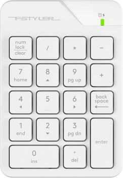 Клавіатура бездротова A4Tech FGK21C Wireless White (4711421994057)