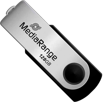 Pendrive MediaRange 128GB USB 3.2 Gen 1 Type-C Black/Silver (MR1954)